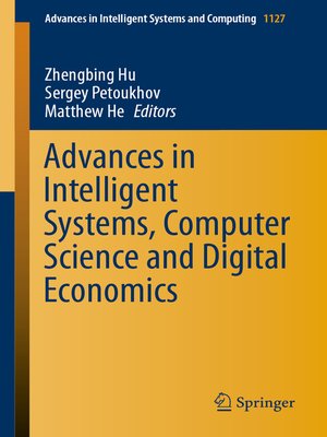 cover image of Advances in Intelligent Systems, Computer Science and Digital Economics